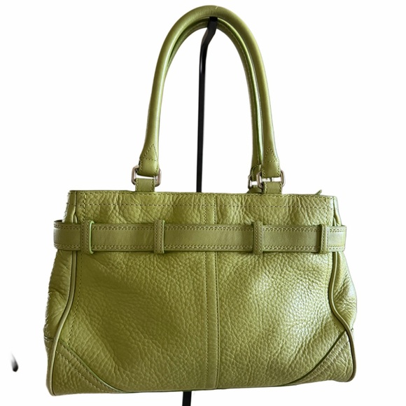 Y2K Coach green pebbled leather satchel - Picture 11 of 11